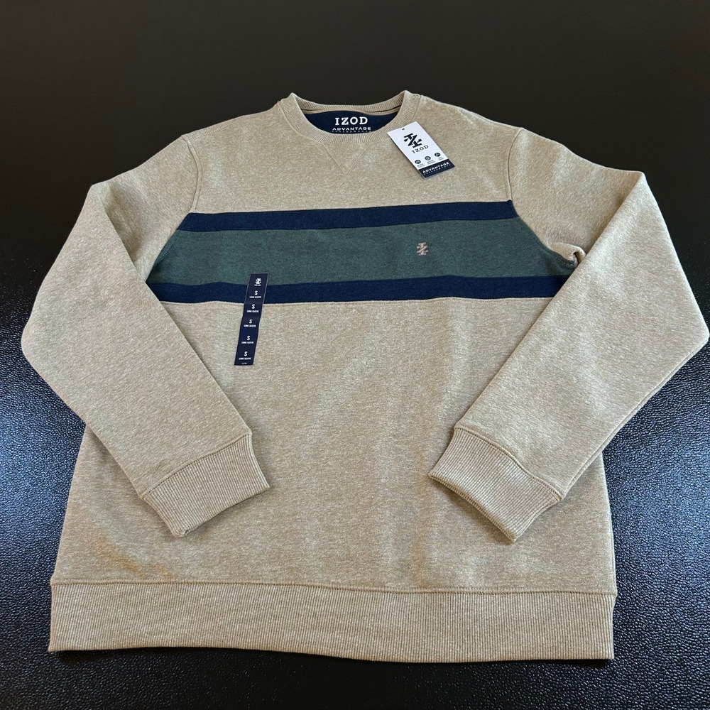 IZOD Advantage Performance‎ Crewneck Pullover Sweater Soft Touch Mens Small NWT